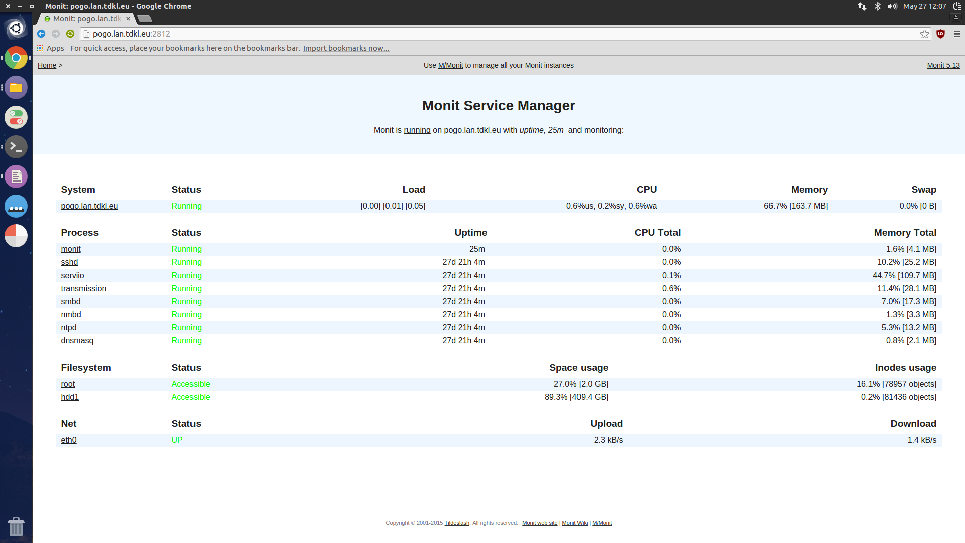 monit system monitoring